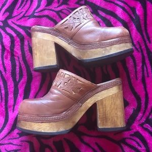 Candies retro platform sandals